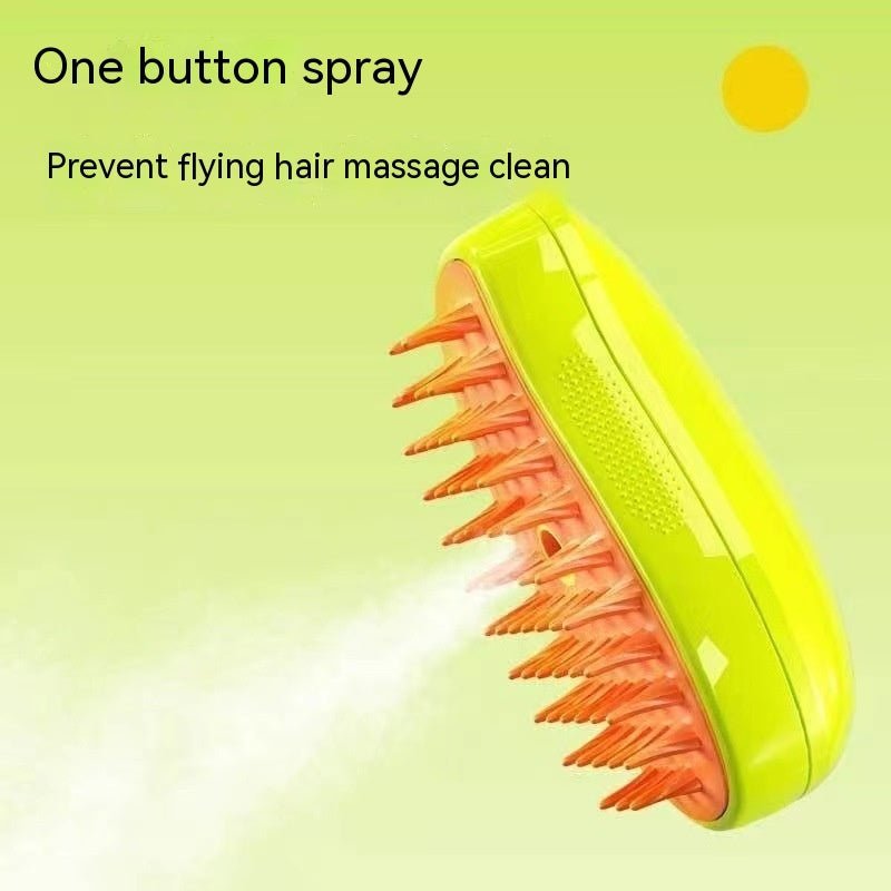 3-In-1 Cat & Dog Steam Brush - Electric Spray, Massage Grooming Comb. - silverfoxgoods